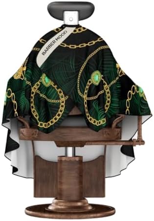 Professional Barber Cape - Hair Cutting Cape with Adjustable Neck Closure, Salon Quality Styling Cape for Hairdressers and Barbers - Forest - Image 6