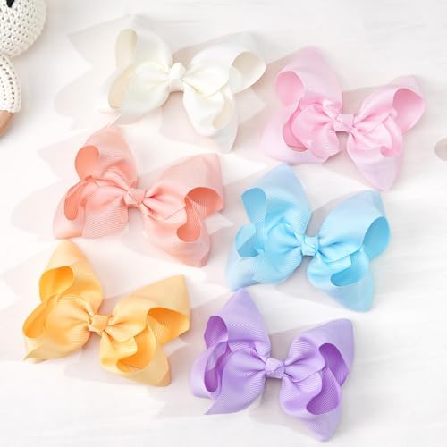 CÉLLOT 40Pcs 4.5 Inch Hair Bow for Girls Toddler Hair Accessories in Pairs - Image 5