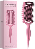 AM8:00 Curl Defining Brush,Curly Hair Brush for Shaping and Separating Hair by am800