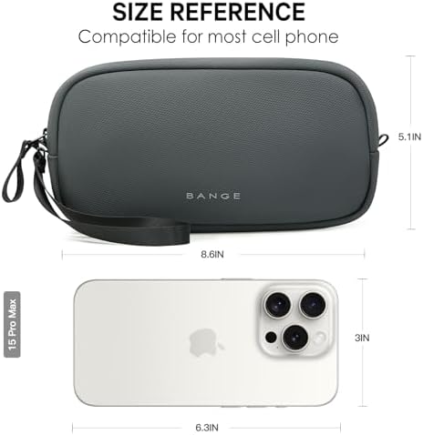 BANGE Tech Organizer Travel Case,Tech Accessories Pouch Carry Storage Bag for Charger, Cord, Hard Drive, Phone, Power Bank, Travel Essentials - Image 5