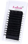 Eyelash Extension Supplies Classic Lash Extensions Mixed Tray Professional Black Eyelash Singles 0.10 0.15 0.20 0.25 Diameter Avalible (0.20-C, 19mm) by FADLASH