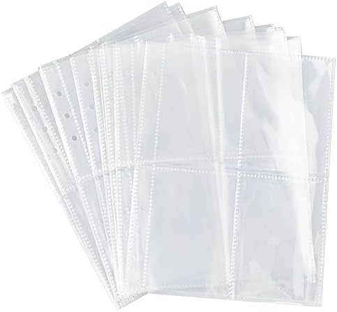 Clear Double-Sided Inner Pages for Jewelry Storage Book by Uprony