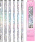 Leuceiy Hair Tinsel Clip in,Hair Accessories Tinsel Hair Extensions for Girls Pack of 6 Pcs 20 Inch,Fairy Hair Tinsel Kit,Heat Resistant New Years Festival Party by HOME