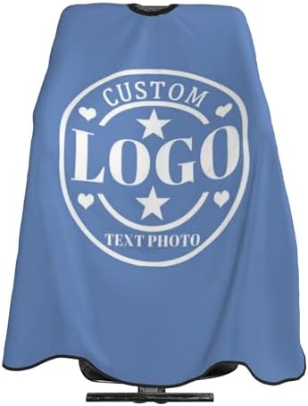 Custom Barber Cape Customized Haircut Capes Logo Text Photo Salon Hairdressing Apron for Home and Barbershop by Custom