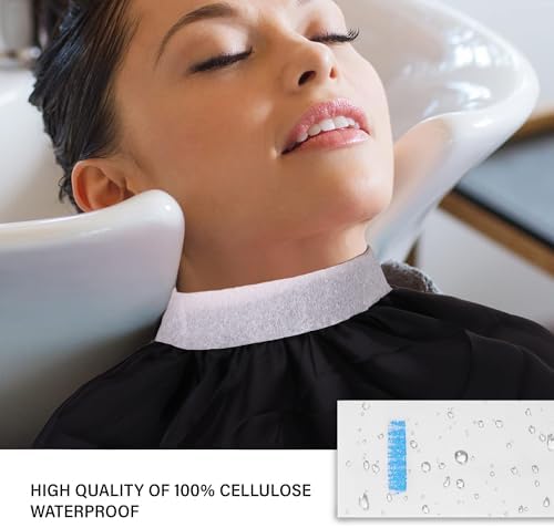 Disposable Barber Neck Paper with Hairdressing Accessory Tool - 5 Rolls & 500 Neck Strips, Barber Supplies - Image 7