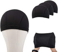ZQIAN BEAUTY Dome Cap for Wigs - 6 Pcs Stretch Mesh Caps for Women Men (Black, M) by ZQIANBEAUTY