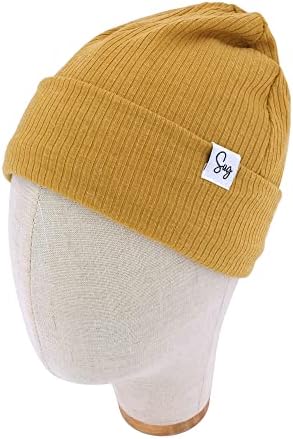 Jersey Beanie Hat for Newborn Baby Boys Girls Silky Satin Lined Hats Bonnet Toddler Infant Little Kids Beanies Caps - Image 2