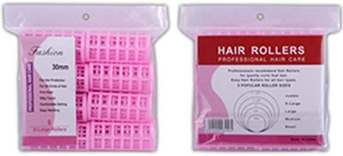 8 Pcs Plastic Hair Rollers Home DIY Hair Styling Tools Pro Salon Portable Curlers Clips for Women Ladies(Big Size) - Image 7