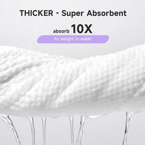 Umisleep 3 Pack Microfiber Hair Towel Wrap for Women Kids, 400 GSM Thicker - Image 3