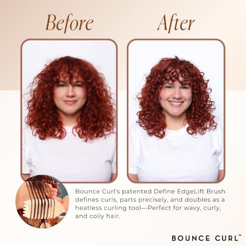 Bounce Curl Define EdgeLift Brush 5-In-1 Styling Tool, Tan - Image 5