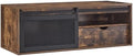 BarberPub Wall Mount Station with 3 Metal Tool Holders 2503 (Rust Brown) by BarberPub