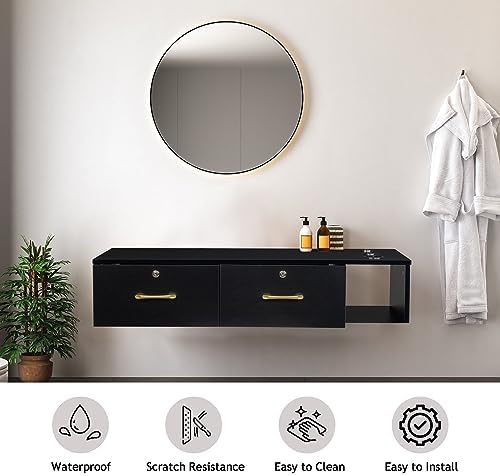 Winado Wall Mount Styling Barber Station for Hair Stylist, Salon Cabinet - Image 5