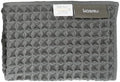 Luxury Organic Japanese Cotton Waffle Bath Towel | Thick, Absorbent, Quick Dry Bathroom Towels for Shower, Sauna, Onsen| Hotel & Spa Quality, Gift-Ready (Smoke Grey, Face Towel, 16" x 16") by KOSMU