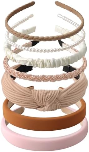 7pcs Headbands for Women Girls Trendy Women Headbands Set, Non Slip by DOXISHRUKY