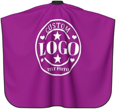 Custom Barber Cape Customized Haircut Capes Logo Text Photo Salon Hairdressing Apron for Home and Barbershop - Image 2