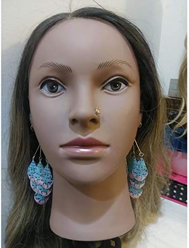 Hedume Afro American Mannequin Head with Clamp, Bald Manikin head, Mannequin Head for Wigs, Hat, Glasses Display - Image 6