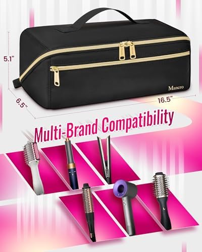 Mancro Hair Tools Travel Bag Compatible with Shark Flex Fusion, XL - Image 3
