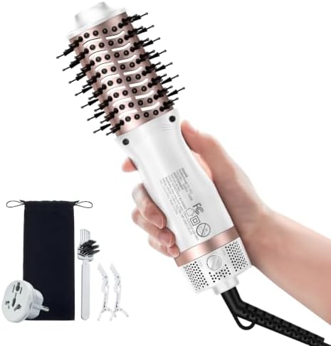 slopehill Mini Travel Blow Dryer Brush, Dual Voltage Hair Dryer Brush 1000W - Image 6