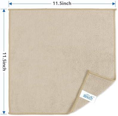 HOMEXCEL 8PK Microfiber Cleaning Cloth, Cleaning Rags for Home, 11.5x11.5in - Image 2