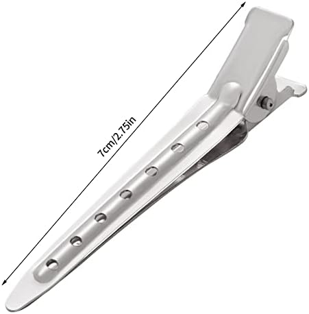 Bantoye 24 Packs Duck Bill Clips 2.75 Inch Metal Alligator Clip, Silver - Image 2
