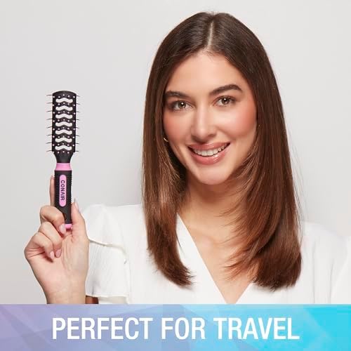 Conair Hair Brush Set, Salon Results, Full-Size & Mid-Size, Pink - Image 6