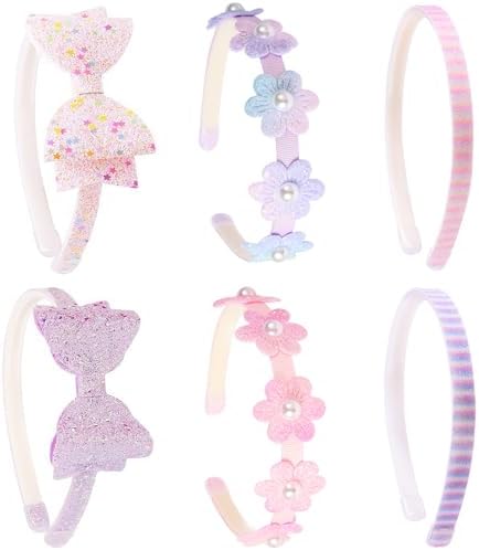 6 PCS Girls Headbands Sweet Girls Hair Accessories by Lizioo