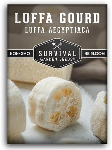 Luffa Gourd Seeds for Planting - Survival Garden Seeds (1 Pack) by SurvivalGardenSeeds
