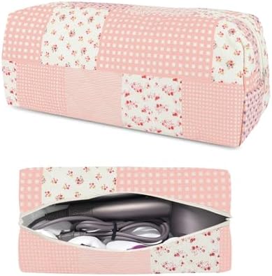 Hair Tools Travel Carrying Bag, Quilted Floral Bag for Shark Flexstyle by darkswan