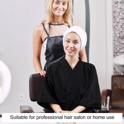 Toulite 8 Pcs Salon Client Gown Robe Cape, Hair Salon Robe Smock for Client - Image 6