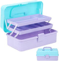 Tackle Box, 3-Layer Craft Sewing Medicine Art Hair Nails Tool Organizer by Outuxed
