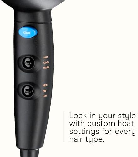 Conair Hair Dryer, INFINITIPRO, Travel, 1600W, Compact, AC Motor - Image 4