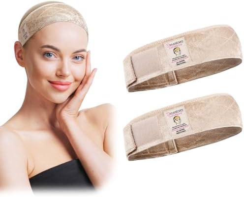 Dreamlover Wig Grip Band, Non-Slip 2 PCS Adjustable Headband for Wigs, Nude by Dreamlover