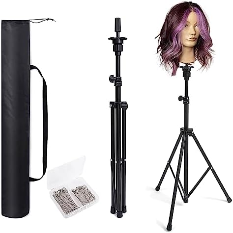 Tall Wig Tripod Stand for Mannequin Head for Wig Making by GOODOFFERPLACE