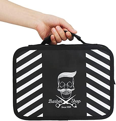 Segbeauty Barber Carrying Case, Stylist Tool Storage Bag for Clippers Scissor Clips Trimmer Grooming Kit, Hair Styling Accessories Organizer, Portable Travel Professional Hair Salon Equipment - Image 6