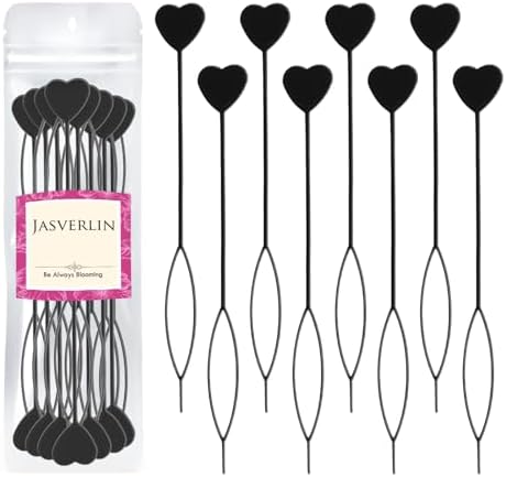 JASVERLIN Hair Beader Tool: Automatic Beads Loader for Braids, Ponytails, and Hair Threading Applicator Set (15 pcs, Black) by JASVERLIN