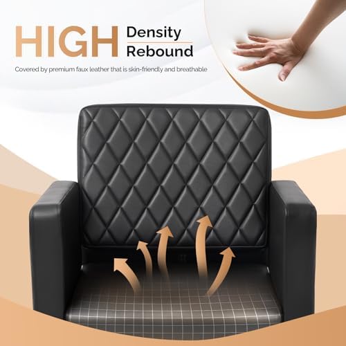 OmySalon Dryer Chairs for Salon, Professional Hair Dryer Chair Fit for Hooded Dryer, Extra Wide Seat, Beauty Salon Barbershop Furniture - Image 6
