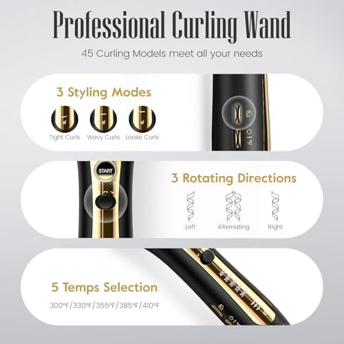 ZAVAREA Automatic Rotating Curling Iron for Long Hair - Image 6