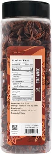 Soeos Star Anise, Star Anise Whole, Anise Seeds, NON-GMO Verified，6 Ounce - Image 2