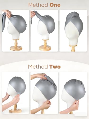 3 Pack Microfiber Hair Towel Wrap for Women, Fast Drying Hair Turban with Button, Anti-Frizz Large Hair Towel for All Hair Styles, Soft & Absorbent Hair Drying Towel - Image 3