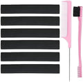 Wig Lace Front Edge Wrap and Melting Bands - 8 Piece Set for Keeping Wigs in Place and Laying Edges, Black by Iraatraa