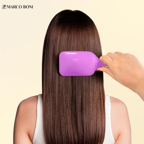 Marco Boni Free Flex Detangling Hair Brush, Flexible Hairbrush for Wet & Dry Hair, Pain-Free Detangler, Ergonomic Handle, All Hair Types, Lavender Pink - Image 5