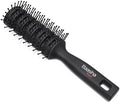 Baasha Hair Brush, Vented Brush for Blow Drying, Mens Short Hair Brush with Ball Tipped Bristles, Best for Wet or Dry Hair - Black by Baasha