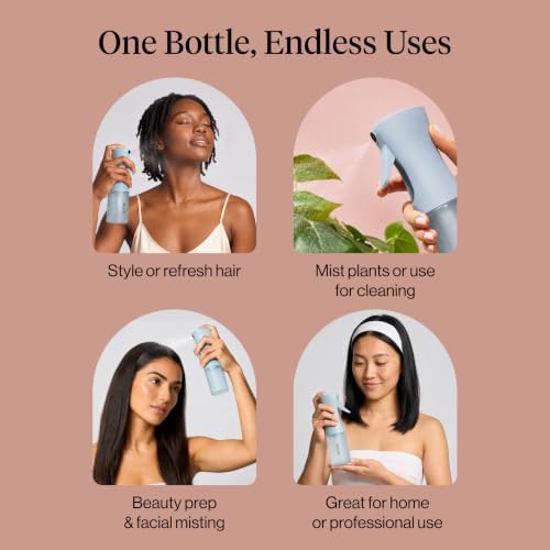 Kitsch Continuous Spray Bottle for Hair – Haze Blue, 150ml - Image 6