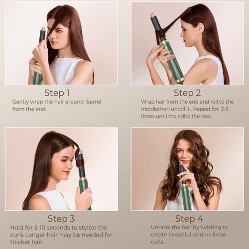 5 in 1 Blow Dryer Brush, Hair Dryer Brush Set Upgrade Hot Air Brush - Image 5