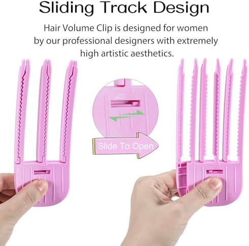 Volumizing Hair Clips for Women 2PCS, Hair Volume Clip Styling Tools Volumizing Comb for Fluffy Bangs Clips for Root Lift, Root Booster Clips - Image 2