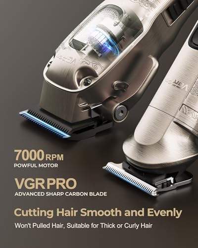 VGRPRO Hair Clippers for Men Professional, Cordless Clipper and Trimmer Set - Image 2