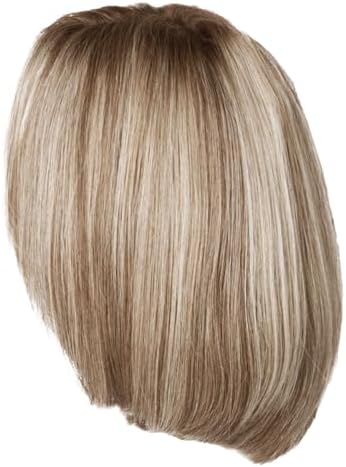 Raquel Welch Longing For London Luxurious Mid-Length Bob Cut Wig, Black Label Human Hair Collection by Hairuwear, Average Cap, RH14/88SS Shaded Golden Wheat - Image 4