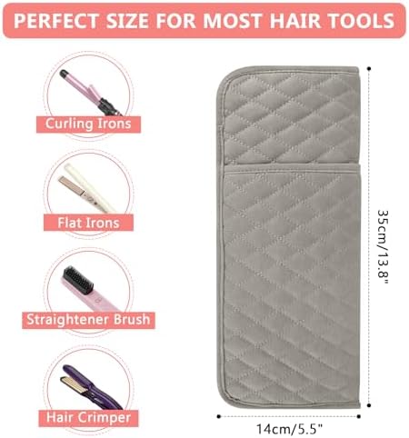Heat Resistant Hair Tools Organizer Cover Bag(13.8" x 5.5") - Image 3