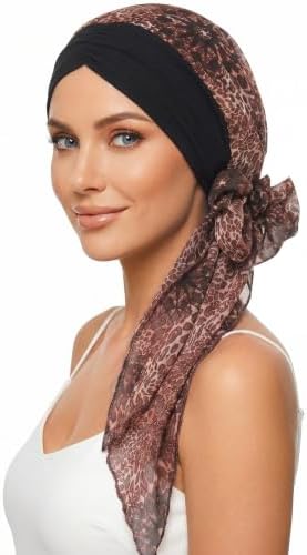 Ababalaya Satin Lined Head Wrap Chemo Headwear for Women by Ababalaya