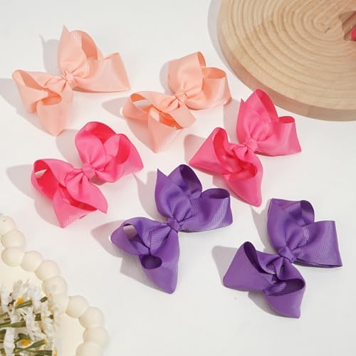 CÉLLOT 40PCS 4.5 Inch Hair Bows for Girls Toddler Hair Accessories in Pairs - Image 3
